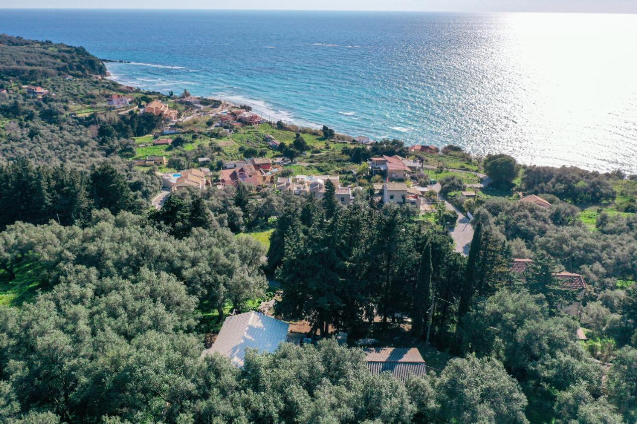 Amaryllis Seaview House By Guestcorfu Apartman Paramónasz Kültér fotó