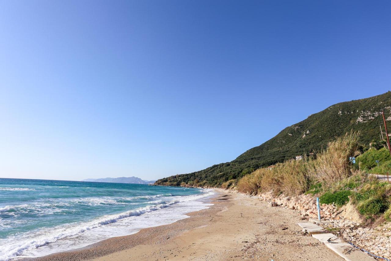 Amaryllis Seaview House By Guestcorfu Apartman Paramónasz Kültér fotó